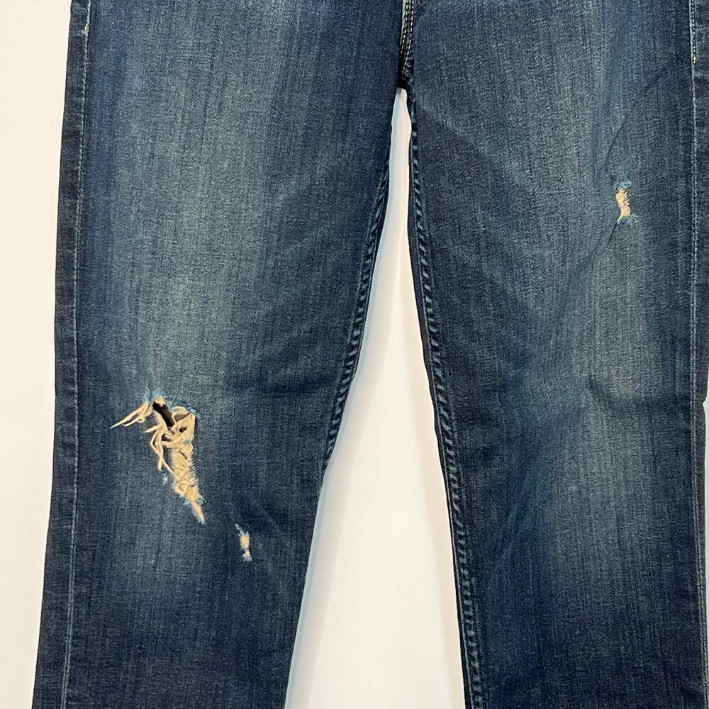Mother The Pixie Dropout Button Fly Denim Jeans Distressed Size 24 Edgy Grunge‎ - Picture 4 of 16